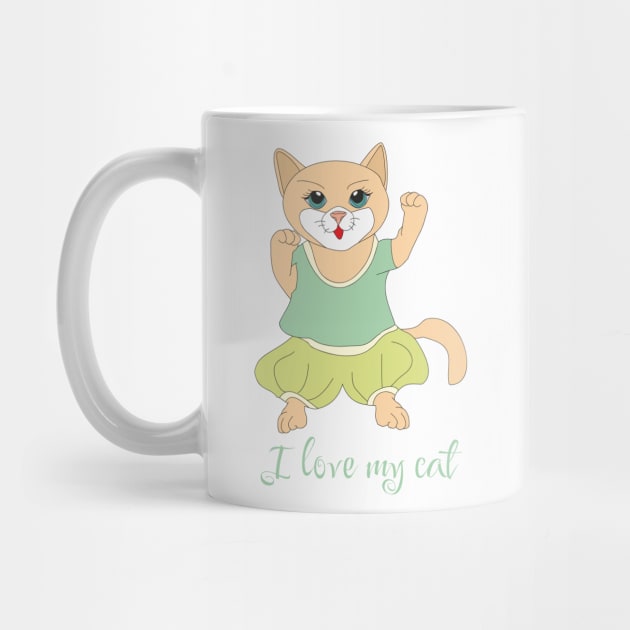 I love my cat by Alekvik